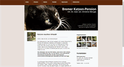 Desktop Screenshot of bremer-katzen-pension.de