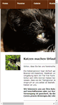 Mobile Screenshot of bremer-katzen-pension.de